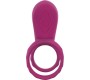 Toy Joy SILIKONINIS VIBRAVIMAS ŽIEDAS SU FUCHSIA USB CONTROL