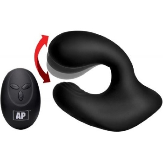 Xr - Alpha-Pro ROUND AND TURN AND PULSATORY USB PROSTATE STIMULATOR WITH REMOTE