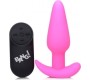 Xr - Bang! VIBRATED ANAL T-SHAPE SILICONE USB W/ PINK CONTROL