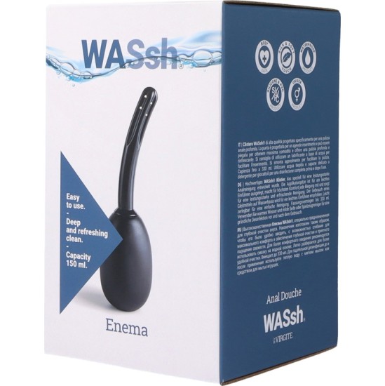 Virgite - Wassh ENEMA ANAL CLEANING ORIFICES BLACK 150 ML