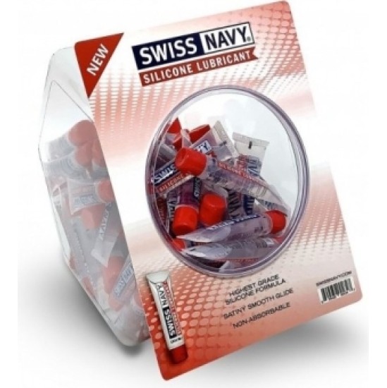 Swiss Navy FISHBOWL LUBRICANT SILICONE 50 UDS