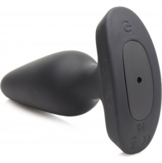 Xr - Booty Sparks SILICONE ANAL PLUG W/ LASER HEART M CONTROL