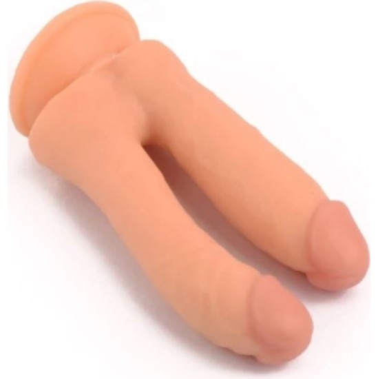 Vscnovelty REĀLISTS PENIS DUBULTĀS IEDZĪVOTĪBAS MĪGUMS 18,5 CM