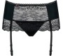 Obsessive MIAMOR GARTER BELT & THONG L/XL