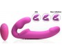 Xr - Strap U INFLATABLE HARNESS FOR WOMEN USB VIBRATOR WITH PINK CONTROL