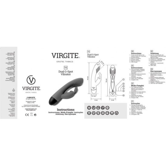 Virgite - Vibes ROOSA V6 TAASLAETAV VIBRAATOR