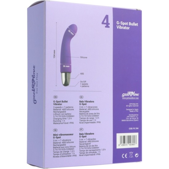 Pick&Love Nº 4 G-SPOT BULLET VIBRATOR