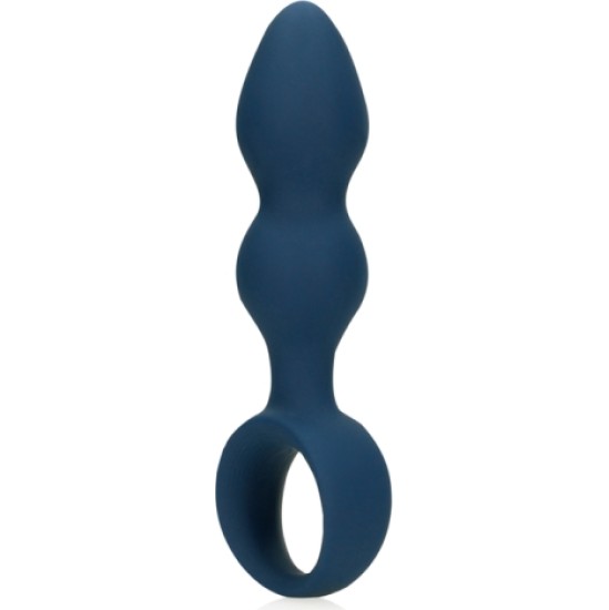 Loveline TEARDROP SILICONE ANAL PLUG M BLUE