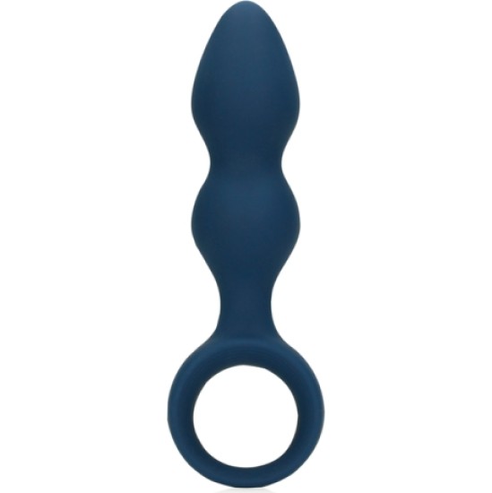 Loveline TEARDROP SILICONE ANAL PLUG M BLUE