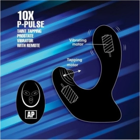 Xr - Alpha-Pro ROUND AND TURN AND PULSATORY USB PROSTATE STIMULATOR WITH REMOTE