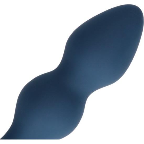 Loveline TEARDROP SILICONE ANAL PLUG M BLUE