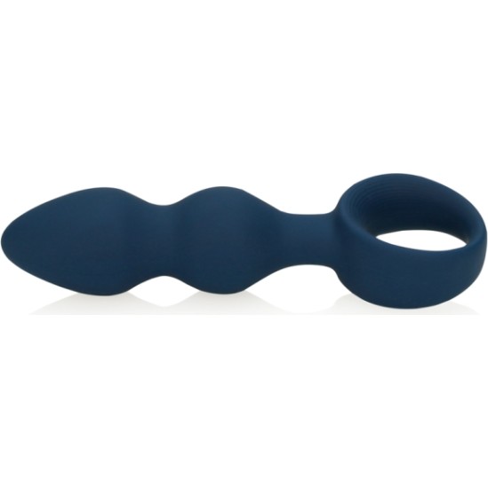 Loveline TEARDROP SILICONE ANAL PLUG M BLUE