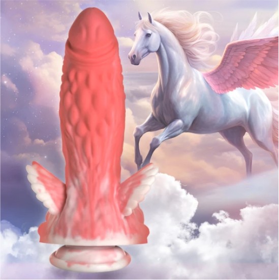 Xr - Creature Cocks PEGASUS PECKER spārnotais SILIKONA DILDO