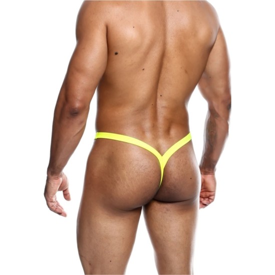 Mob Eroticwear YELLOW THONG AND BUNS L