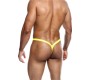 Mob Eroticwear YELLOW THONG AND BUNS L