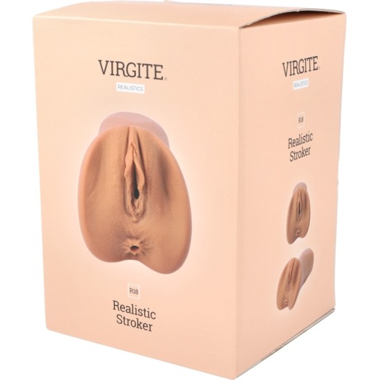 Virgite - Realistics VAGINA/ANUS MASTURBATOR R18 FLESH