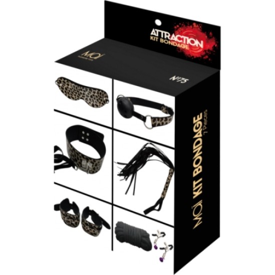 Outlet LEOPARD BDSM KIT X 7 Vnt