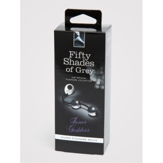 Fifty Shades Of Grey PENKIASdešimties ATspalvių GODDESS SILVER PEASURE BALLS 221G