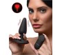 Xr - Booty Sparks SILICONE ANAL PLUG W/ LASER HEART M CONTROL