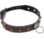 Xr - Strict RED STONES CHOKER NECKLACE WITH RING