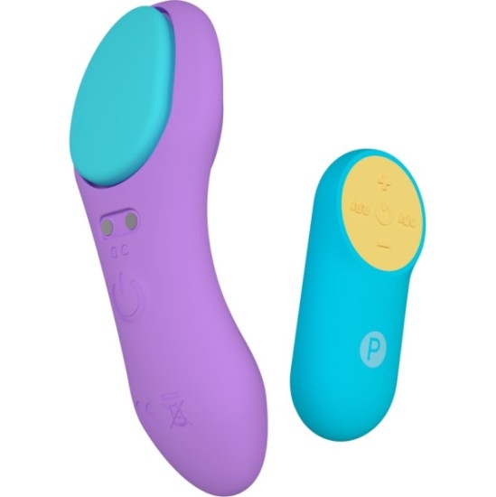 Party Color Toys BIKŠU VIBRATORS AR LILA USB VADĪBU