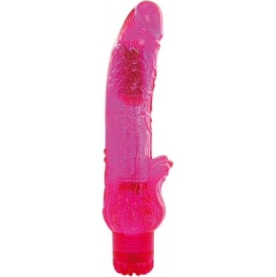 Toyz4Lovers JAMMY JELLY FLAME GLITTER PINK VIBRATOR