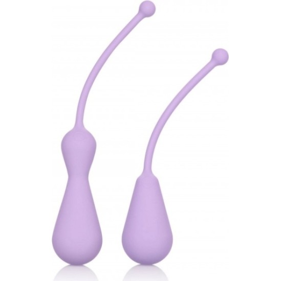 California Exotic Novelties CHINESE KEGEL BALLS SET X 2 LILAC SILICONE