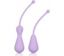 California Exotic Novelties CHINESE KEGEL BALLS SET X 2 LILAC SILICONE