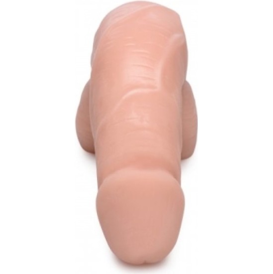 Xr - Strap U PENIS AR PLĀNU SĒKLIEKLIEM 12'7 CM MIESU