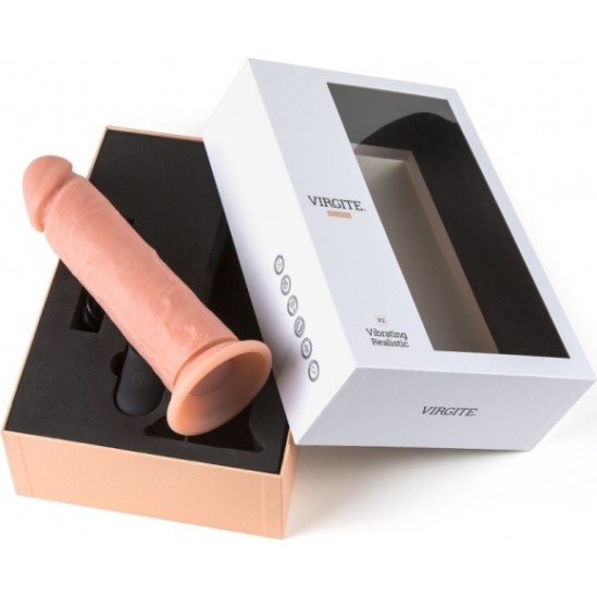 Virgite - Realistics REĀLISTS VIBRATORS R2" 21cm W/ TĀLVADĪBAS PULTS"