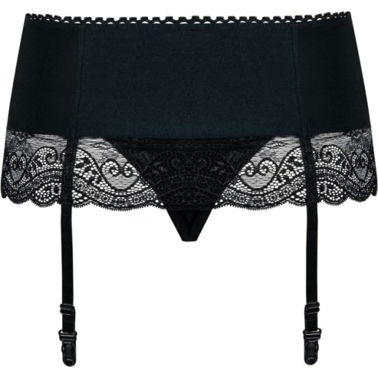 Obsessive MIAMOR GARTER BELT & THONG L/XL