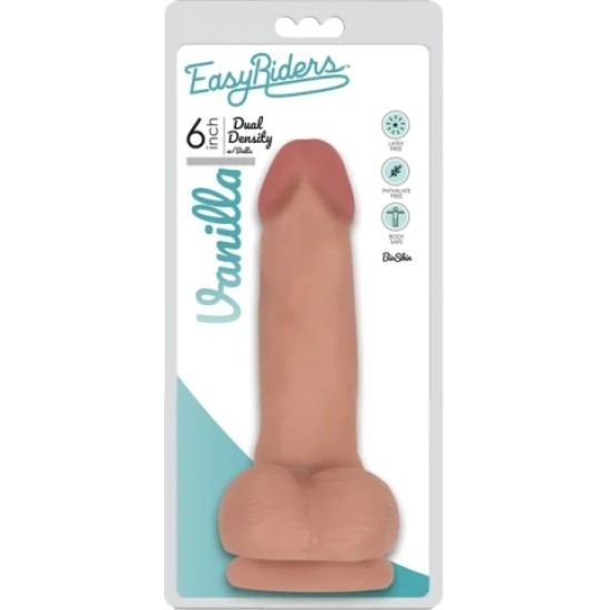 Xr - Easy Riders Smalks DILDO AR MIESKĀLIEM EASY RIDERS 15'25 CM