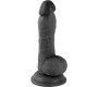 Vscnovelty REĀLISTS PENIS MR RUDE BLACK 18,5 CM