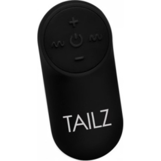 Xr - Tailz WHITE FOX USB VIBRATOR TAIL PLUG WITH REMOTE