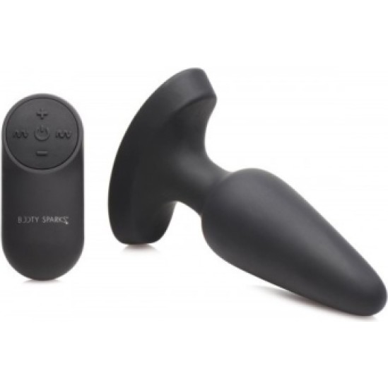 Xr - Booty Sparks SILICONE ANAL PLUG W/ LASER HEART M CONTROL