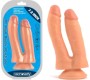 Vscnovelty REALISTIC PENIS DOUBLE PENETRATION FLESH 18.5 CM