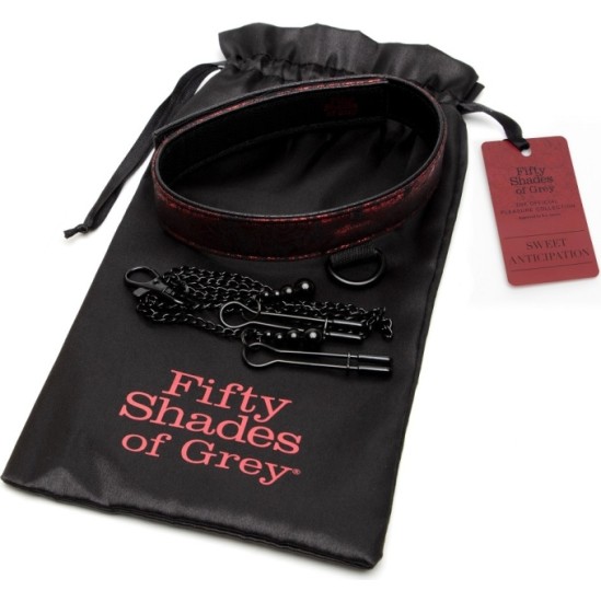 Fifty Shades Of Grey FIFTY SHADES SWEET ANTICIPATION COLLAR NIPPLE CLAMPS