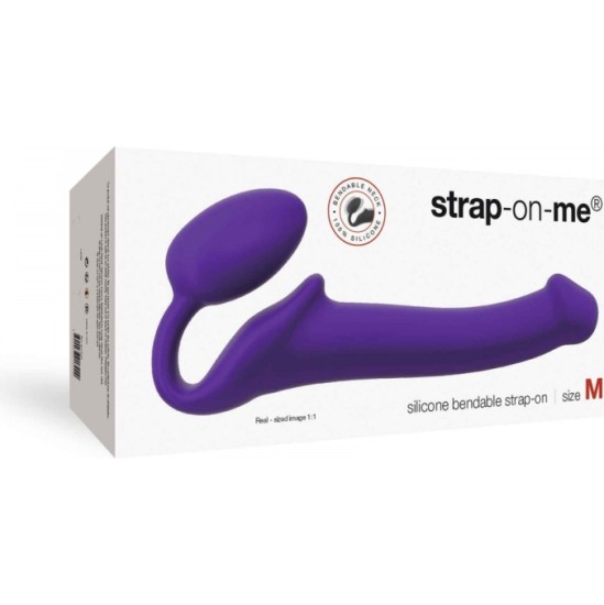 Strap-On-Me IEKĀRTA DILDO SIKSNA Elastīga MĪKSTA SILIKONA VILETA M