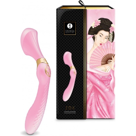 Shunga MASĀŽA VIBRATORS ZOA USB ROZĀ