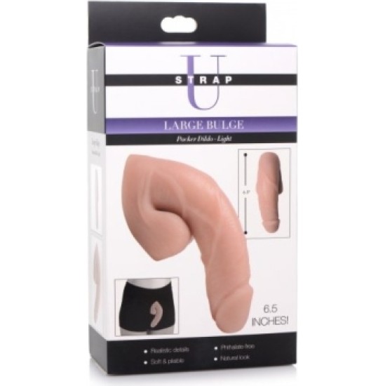 Xr - Strap U PENIS AR PLĀNU SĒKLIEKLIEM 12'7 CM MIESU