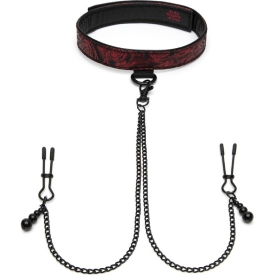 Fifty Shades Of Grey FIFTY SHADES SWEET ANTICIPATION COLLAR NIPPLE CLAMPS