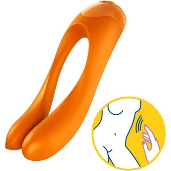 Satisfyer CANDY cukranendrių oranžinė