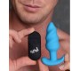 Xr - Bang! VIBRATED ANAL TORNADO SILICONE USB W/ BLUE CONTROL