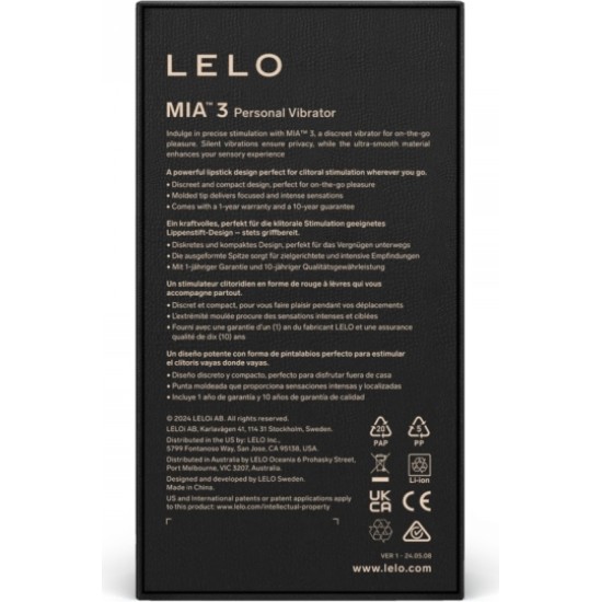 Lelo МИА 3 ЧЕРНЫЙ