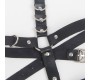 Subblime Fetish SUBBLIME - GARTER HARNESS WITH RINGS ONE SIZE