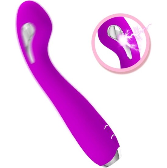 Pretty Love Flirtation PRETTY LOVE - HECTOR RECHARGEABLE ELECTROSHOCK VIBRATOR WATERPROOF PURPLE