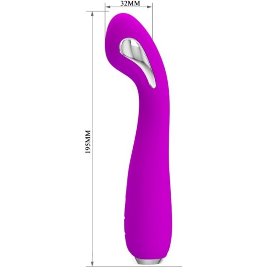 Pretty Love Flirtation PRETTY LOVE - HECTOR RECHARGEABLE ELECTROSHOCK VIBRATOR WATERPROOF PURPLE