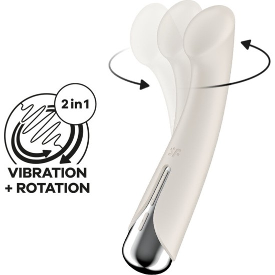 Satisfyer Vibrator SATISFYER - СПИННИНГ G-SPORT 1 РОТАТОРНЫЙ ВИБРАТОР БЕЖЕВЫЙ