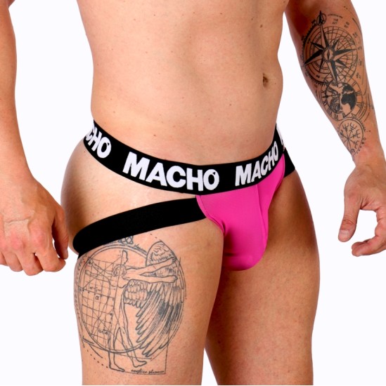 Macho Underwear MACHO — MX28FA JOCK PINK NEON L