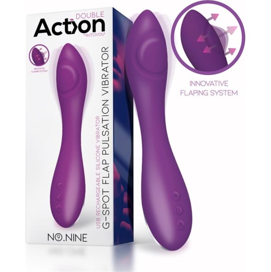 Action No. Nine G-Spot Vibrator Flap Function Magnetic USB Silicone